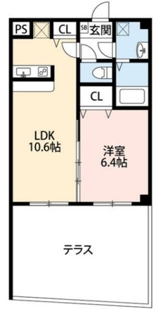 ヴィクトリアンコート幕張の物件間取画像